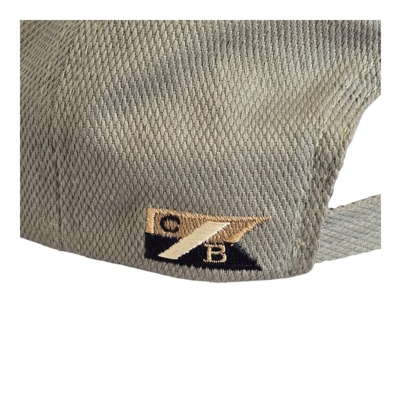 Nasdaq Stock Market Trader Adjustable Baseball Cap Hat Dusty Green w/ Beige - Picture 5 of 9